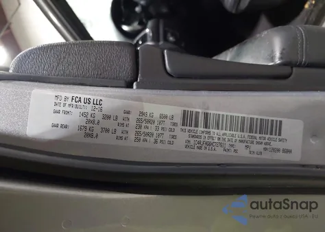 2017 Jeep Grand Cherokee Altitude 4X4 z USA, uszkodzony, nr VIN 1C4RJFAG6HC727611